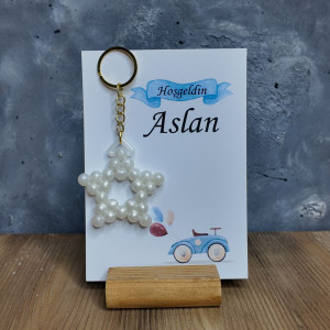kartlı anahtarlık bebek hediyelik