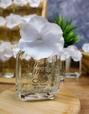 nikah hediyelik cam şişe limon kolonyası