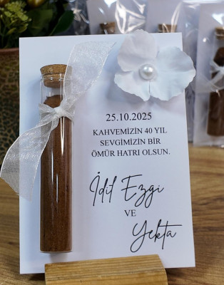 kahveli nişan hediyesi