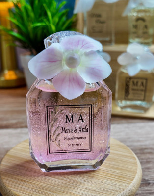 nikah nişan hediyelik cam şişe kolonya izmir