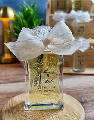nikah nişan hediyelik cam şişe kolonya izmir
